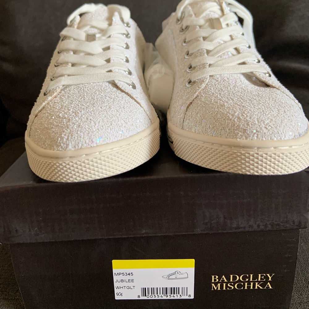 Badgley Mischka Jubilee Glitter Wedding Sneaker
